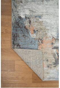 Vivid Modern Abstract Rug