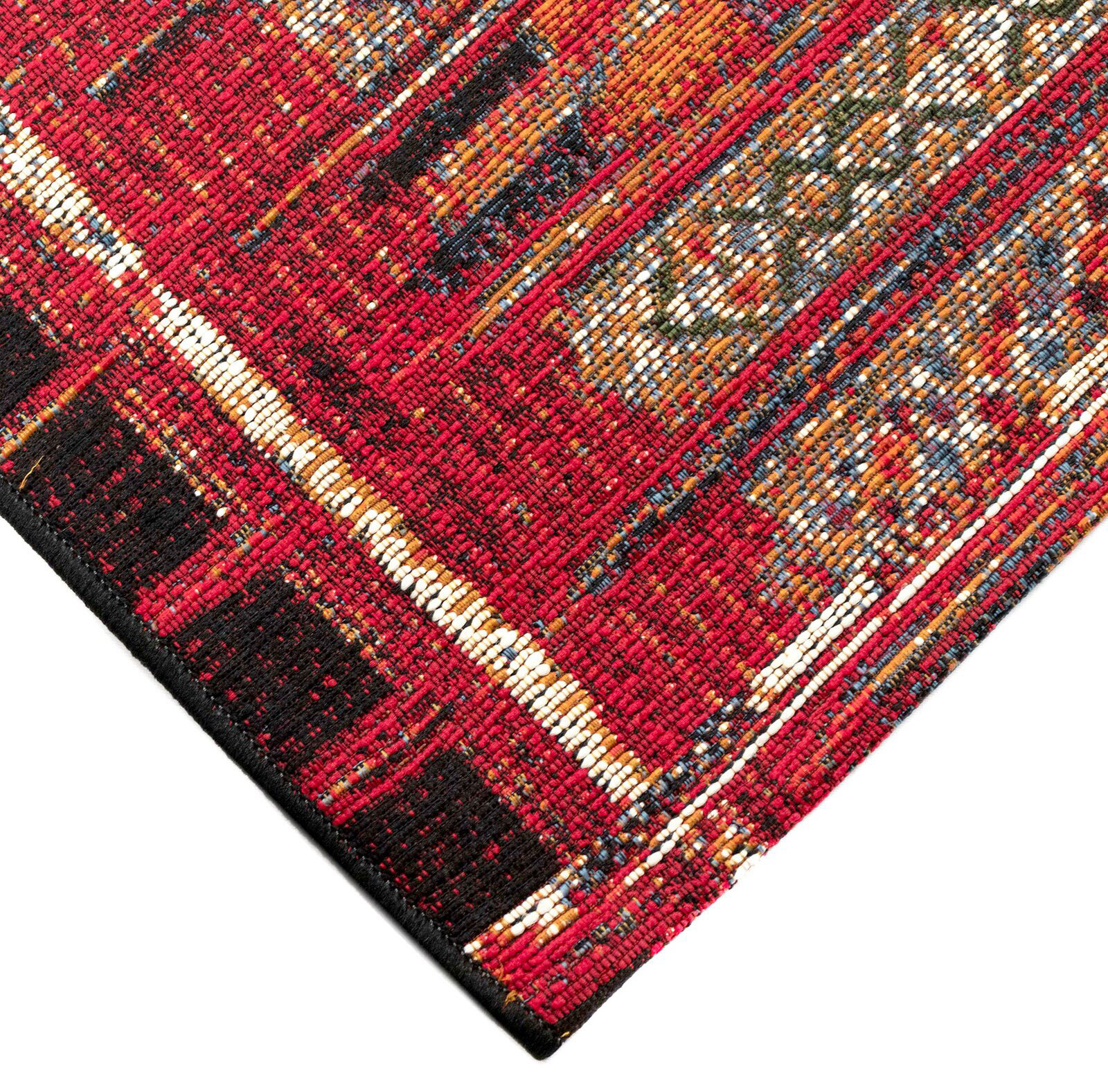 Aperto Red Tribal Pattern Rug