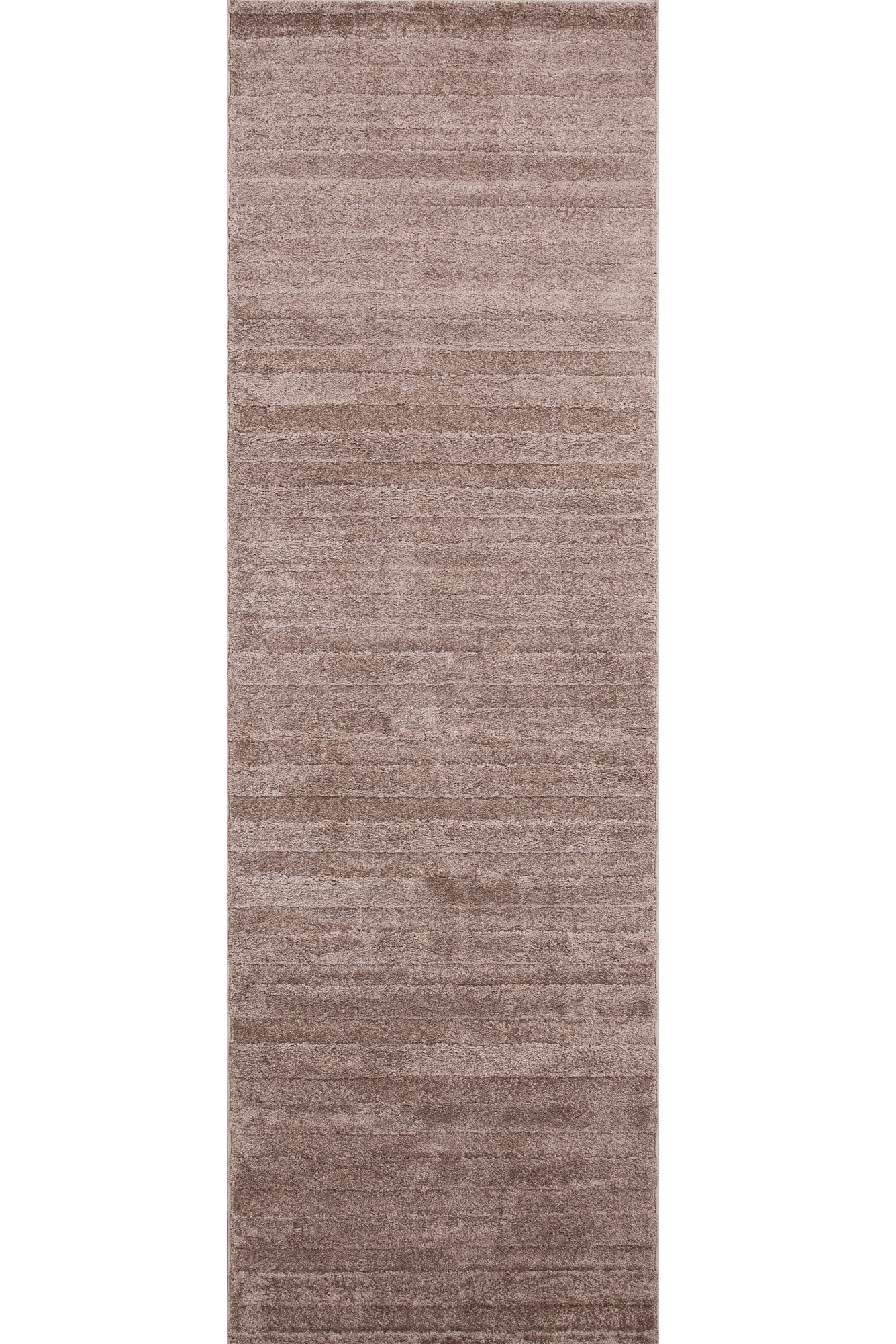 Austin Plain Brown Striped Rug