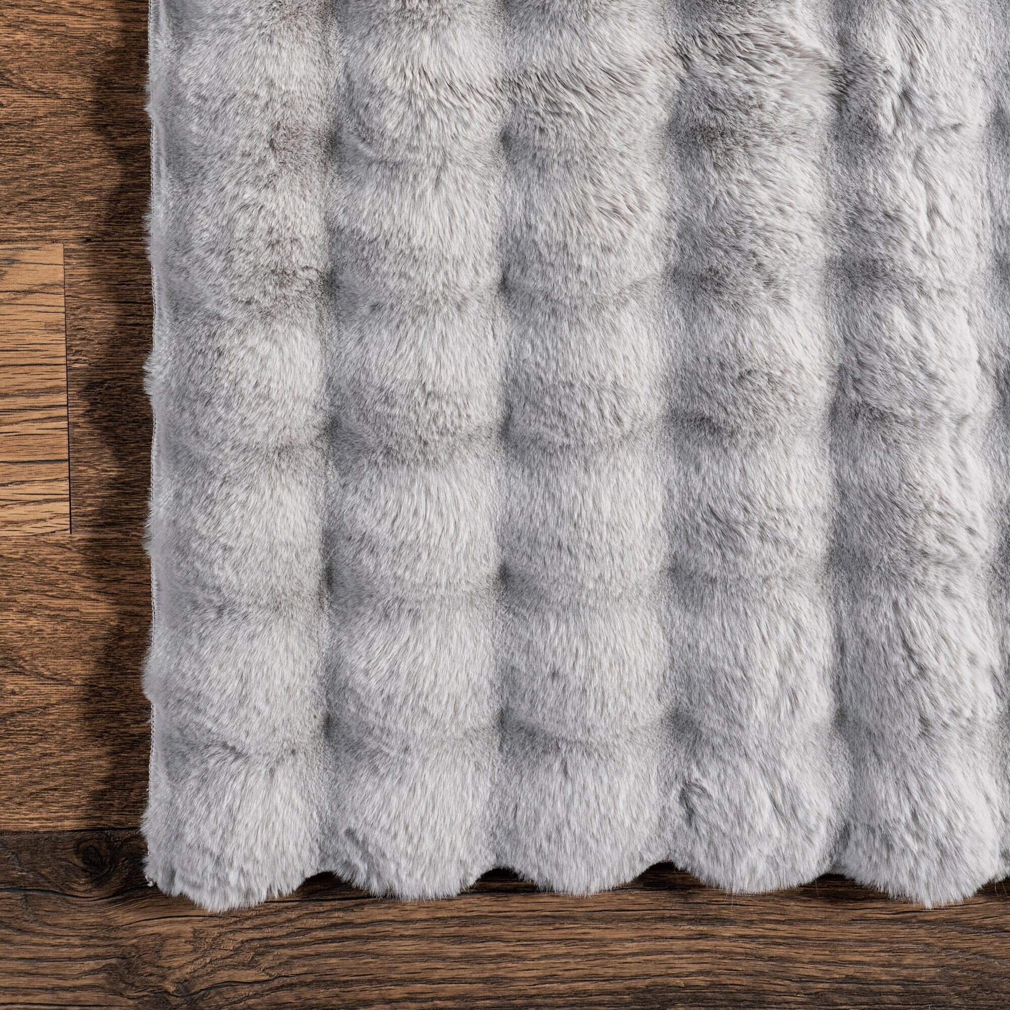 Bubble Plush Washable Rug