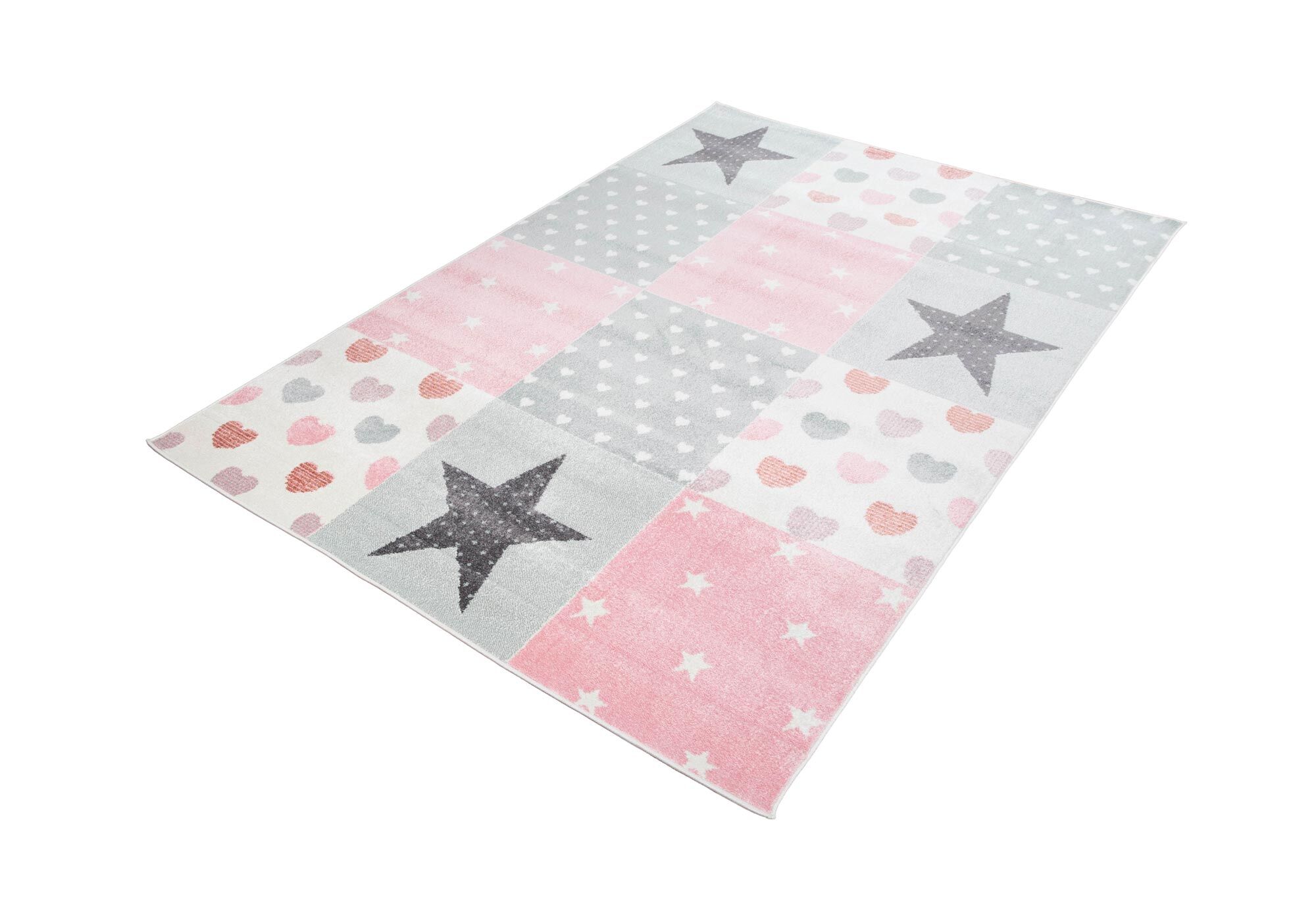 Candy Stars & Hearts Kids Rug