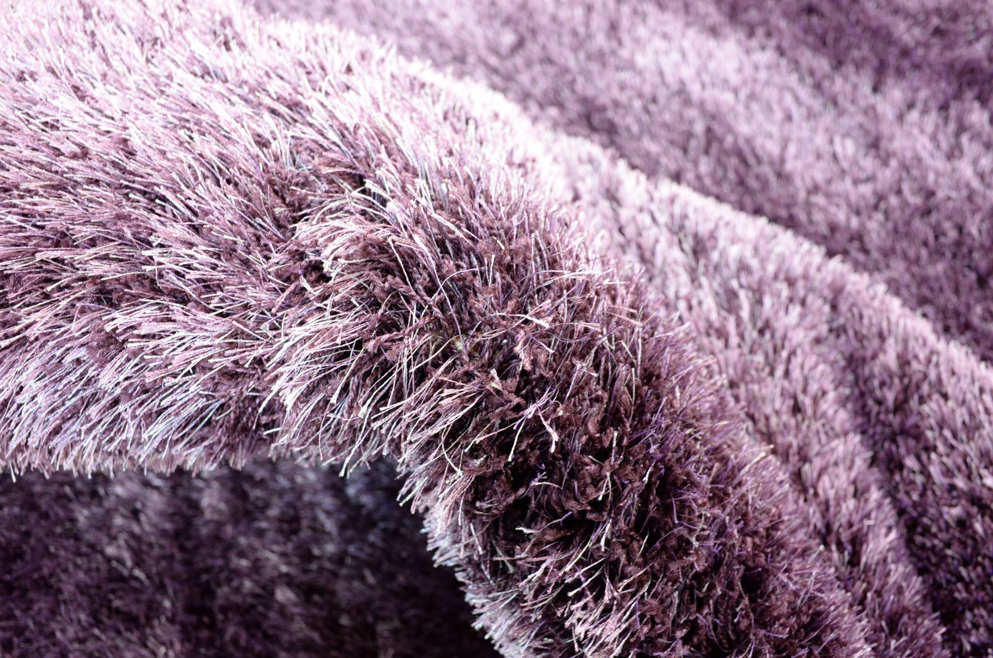 Dream Plain Violet Shaggy Rug