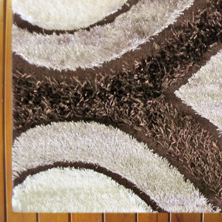 Logan Modern Brown Shaggy Rug