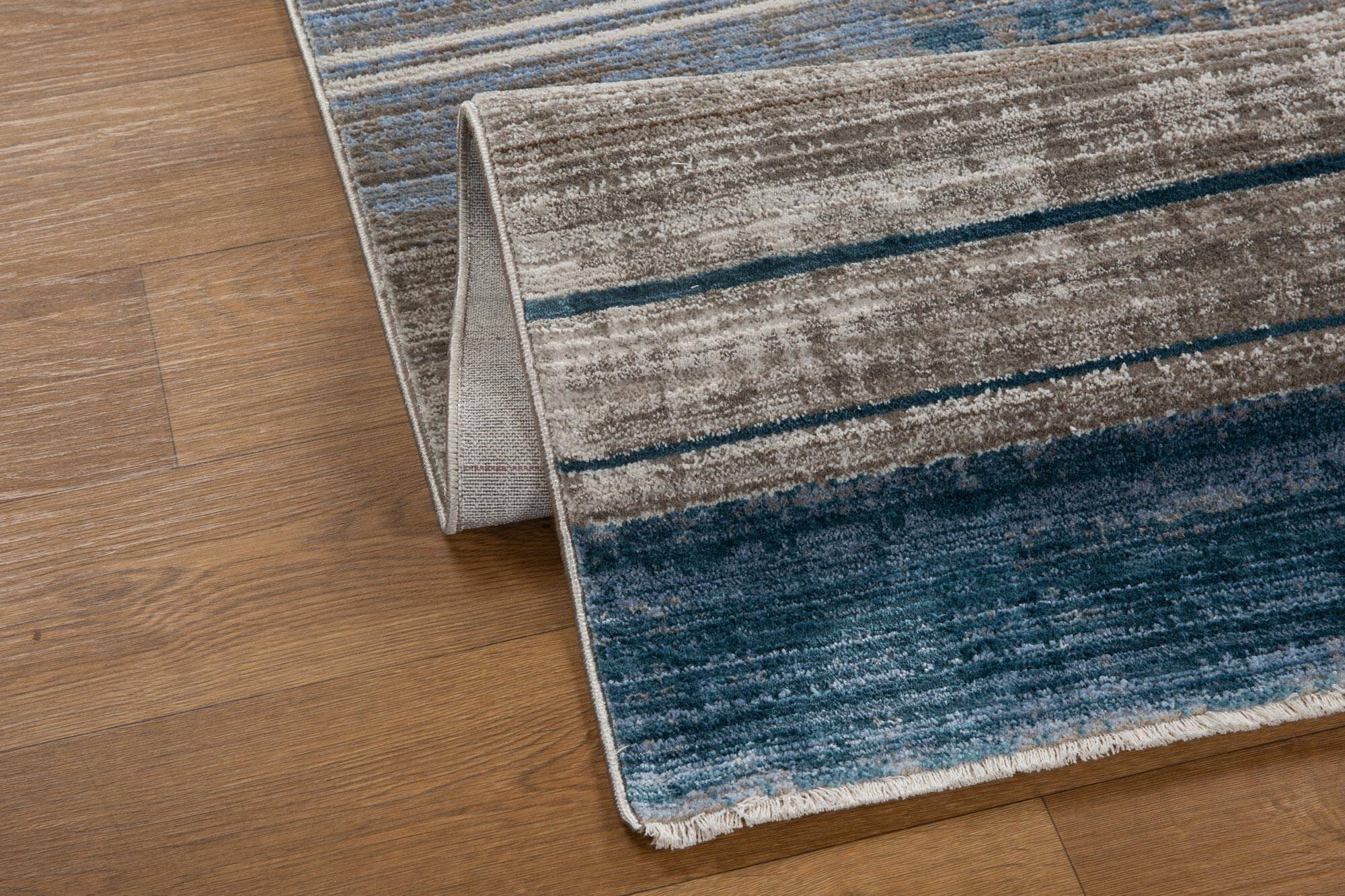 Lukas Contemporary Striped Rug