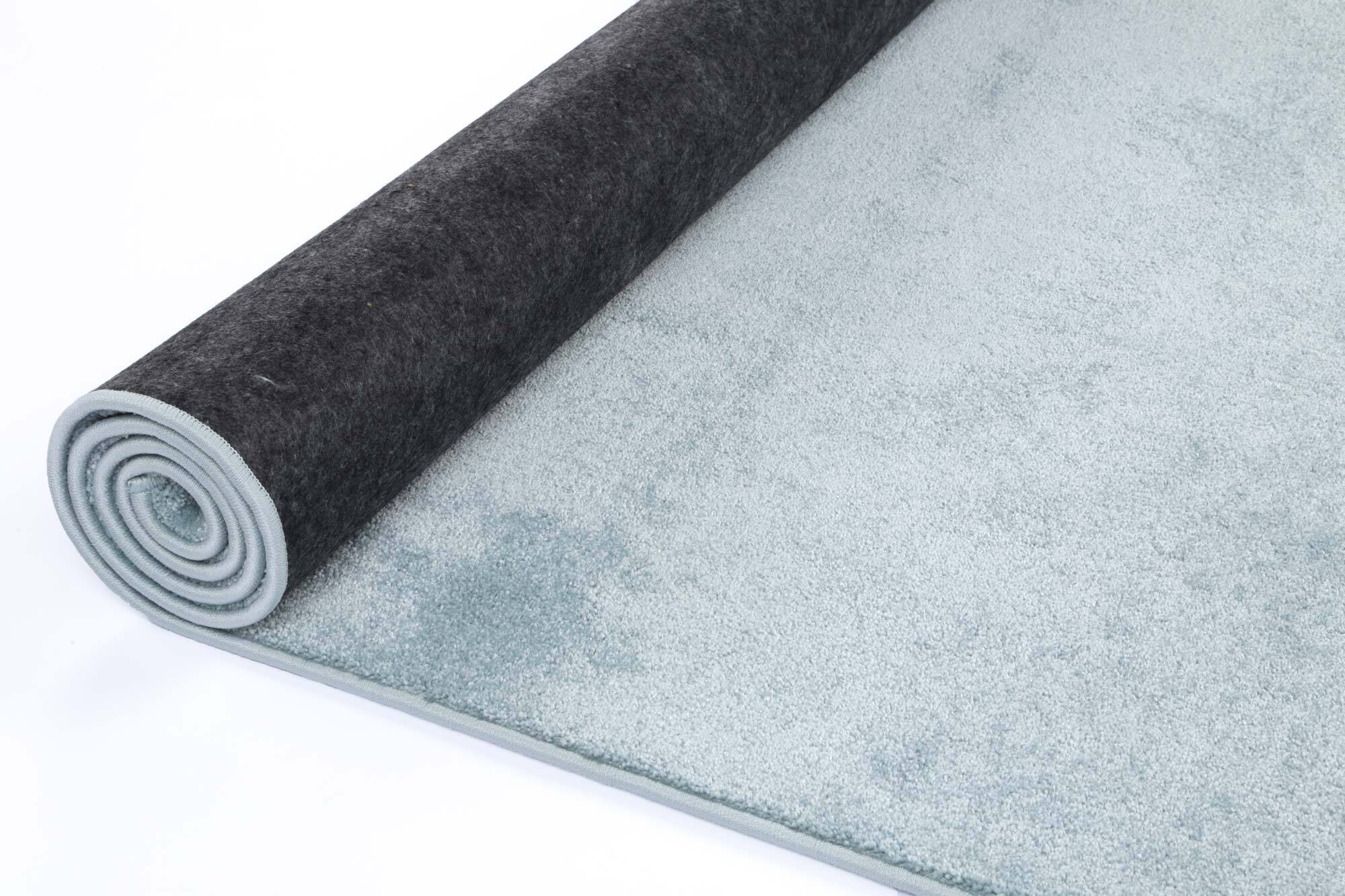 Macey Plain Teal Plush Rug