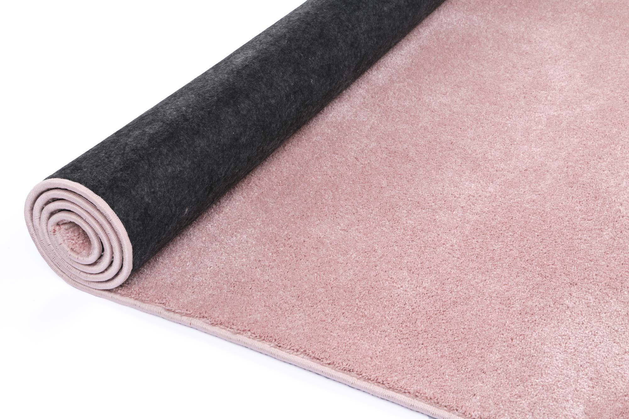 Macey Thick Plain Pink Rug