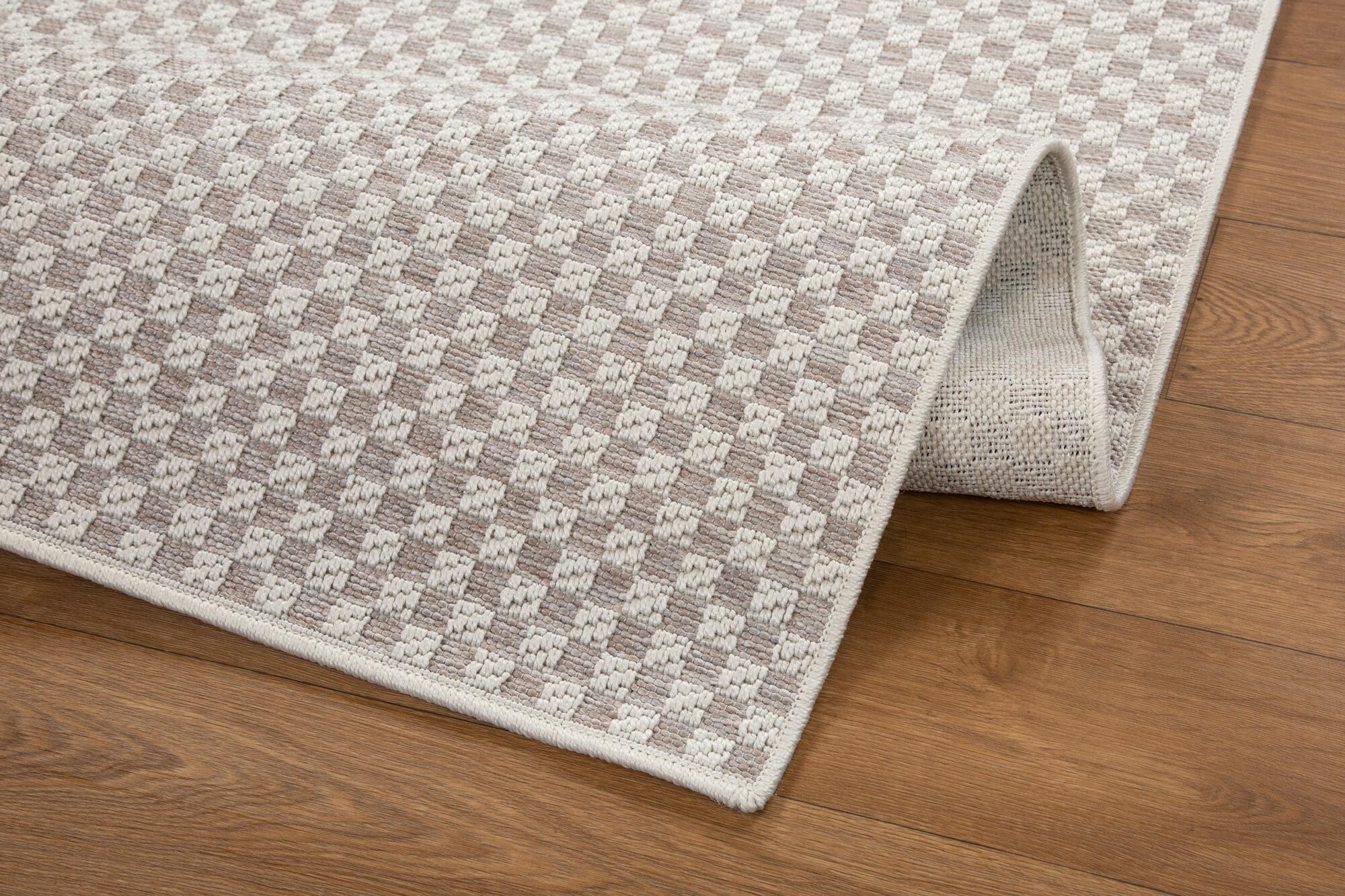 Mateo Checkered Flatweave Rug