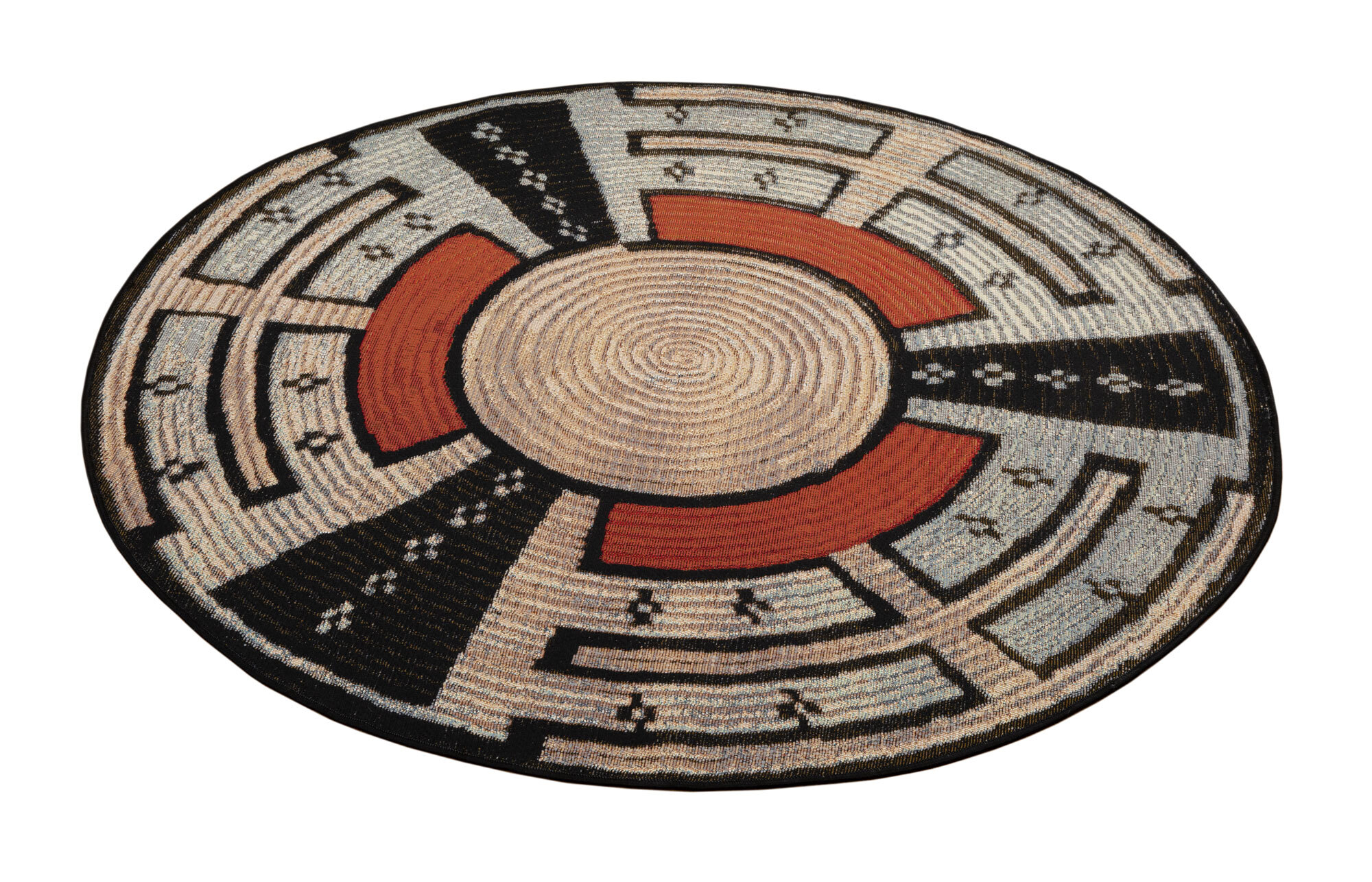 Mystique Geometric Round Rug