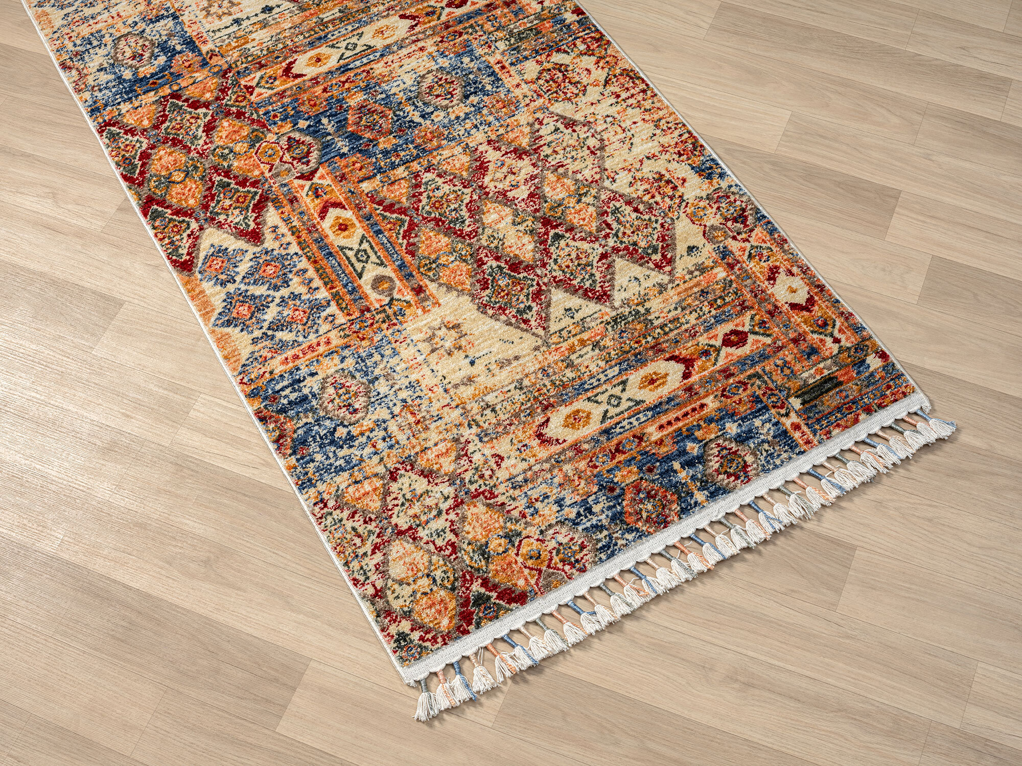 Opal Traditional Fringed Rug