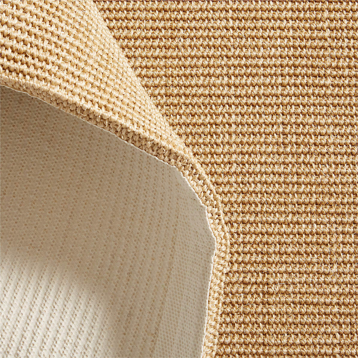 Sisal Rubber Back Flatweave Rug