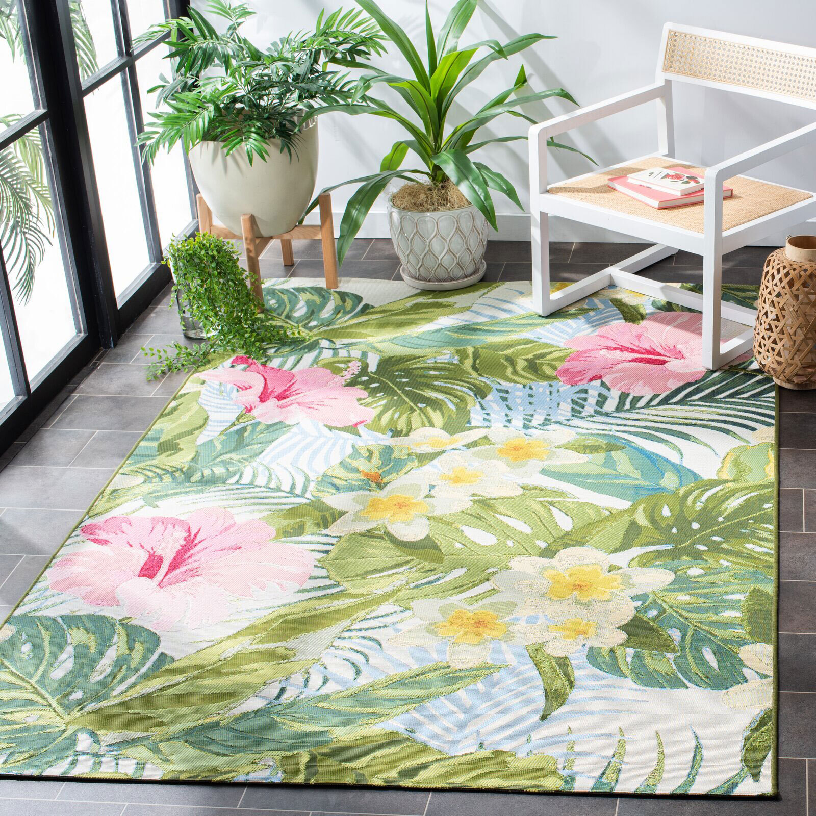 Sole Floral Indoor/Outdoor Rug