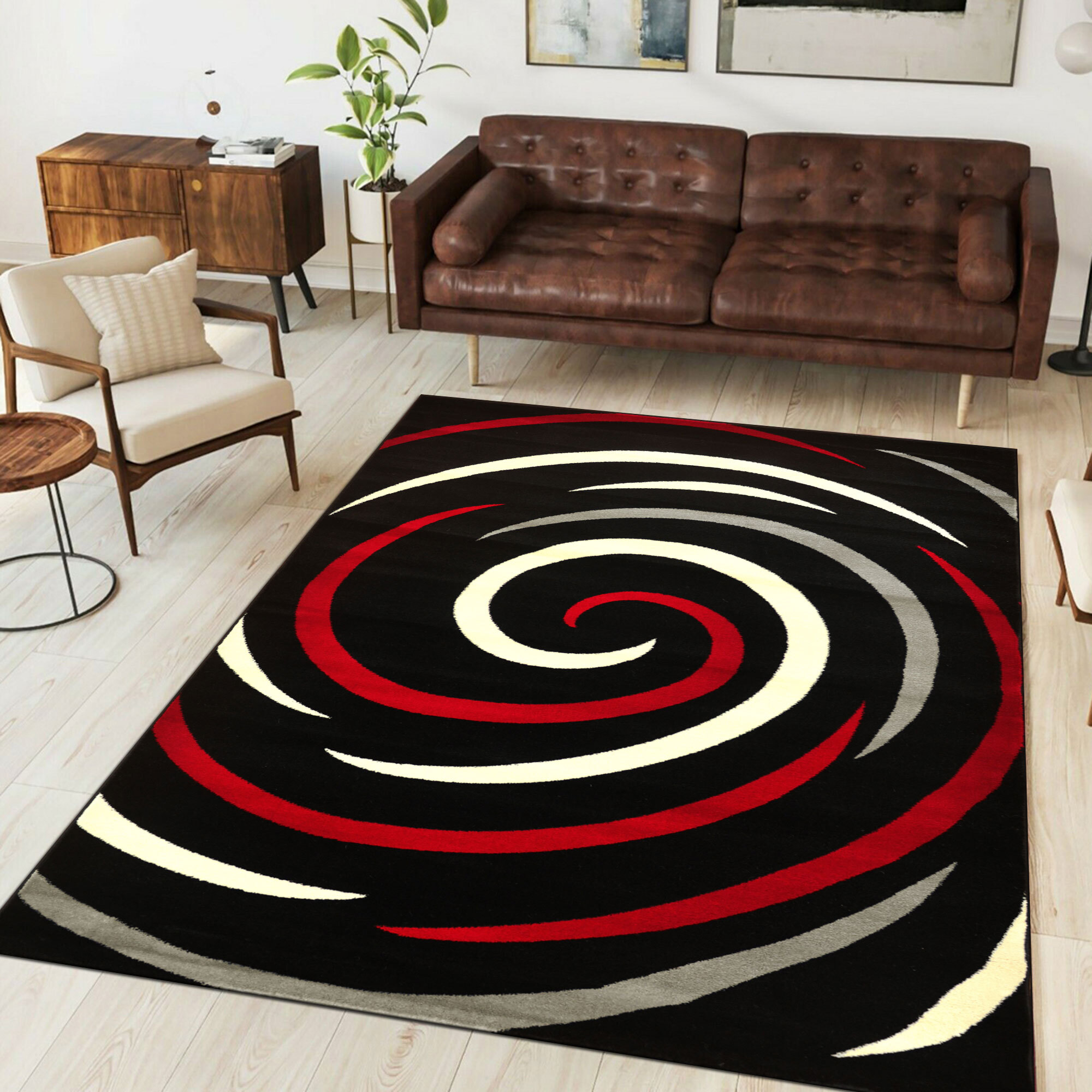 Sky Modern Circle Pattern Rug