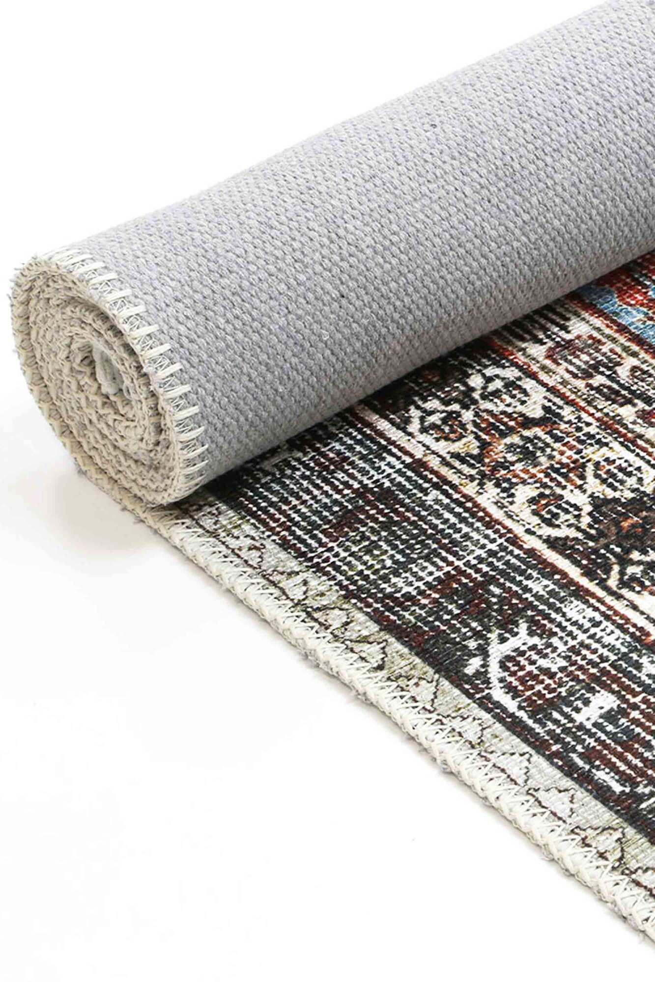 Victoria Vintage Look Cotton Rug