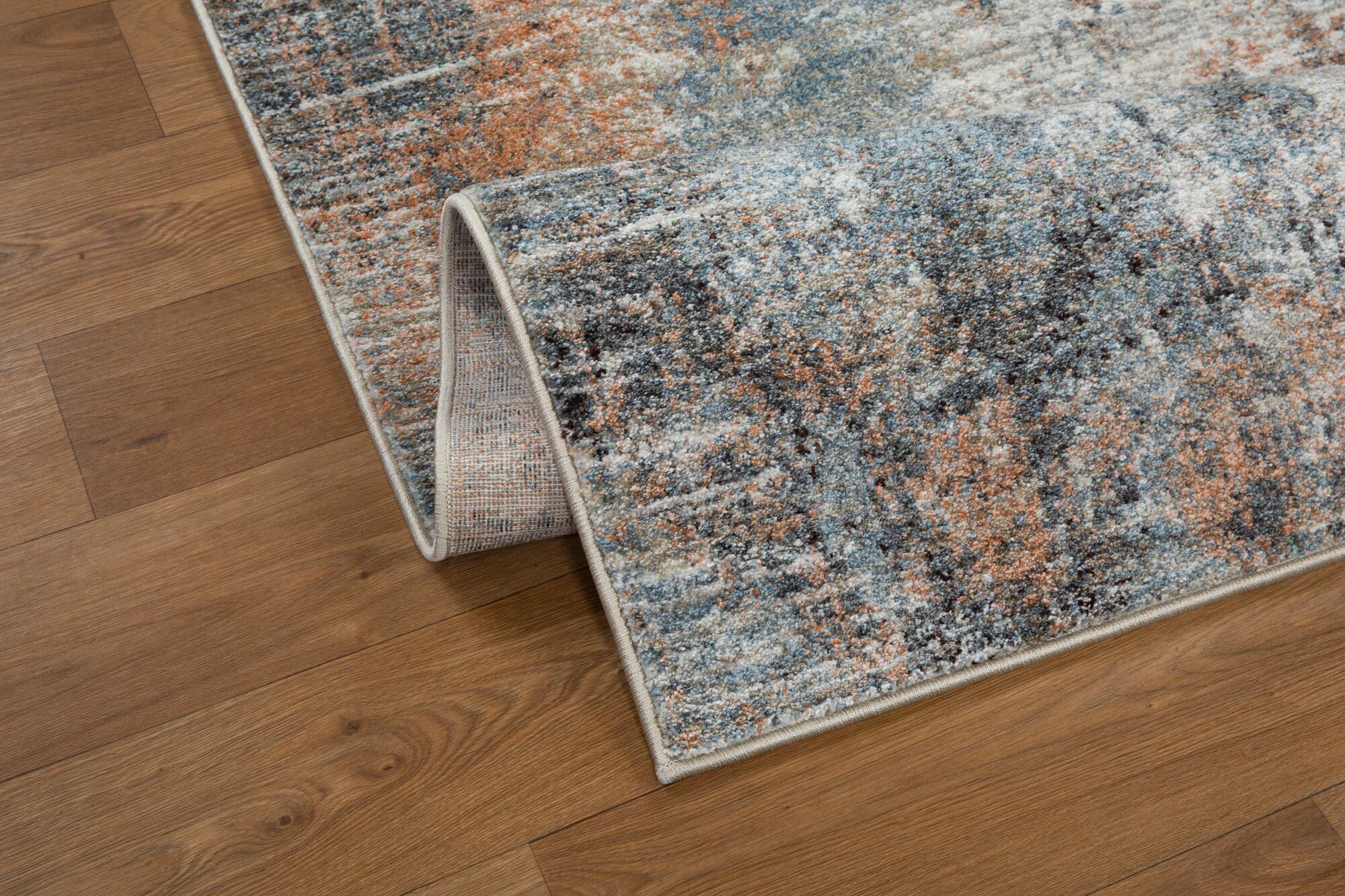 Vivid Contemporary Abstract Rug