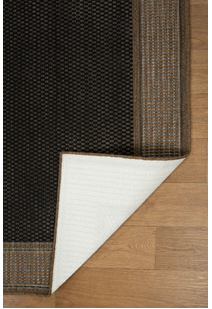 Soleil Beige Border Flatweave Rug