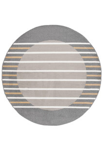 Alfa Modern Striped Border Rug