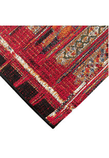 Aperto Red Tribal Pattern Rug