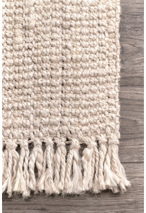 Bleach Jute Hand Woven Rug