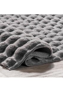 Bubble Plush Washable Rug