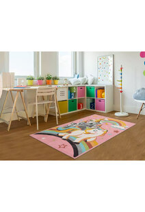 Candy Unicorn & Castle Kids Rug