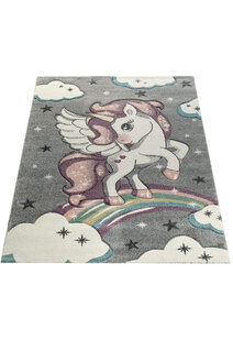 Charlie Flying Unicorn Kids Rug