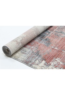 Darra Modern Red Abstract Rug