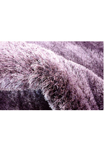 Dream Plain Violet Shaggy Rug