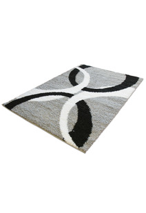 Moss Grey Modern Shaggy Rug