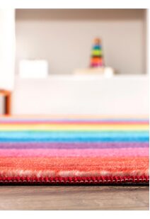 Funtime Kids Multi Striped Rug