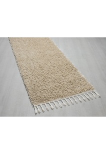 Joey Plain Beige Shaggy Rug