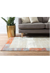 Lisa Contemporary Border Rug