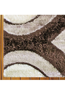 Logan Modern Brown Shaggy Rug