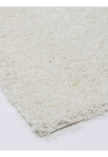 Luis Plain Cream Shaggy Rug