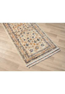 Opal Traditional Floral Border Rug