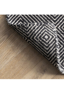 Scandi Hand Woven Wool Rug