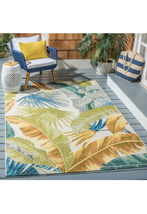 Sole Leaves Indoor & Outdoor Rug