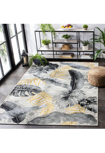 Sole Leaves Indoor & Outdoor Rug