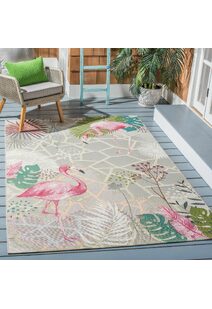 Sole Flamingo Tropical Picture Rug