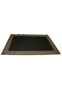 Soleil Beige Border Flatweave Rug