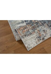 Vivid Modern Abstract Rug