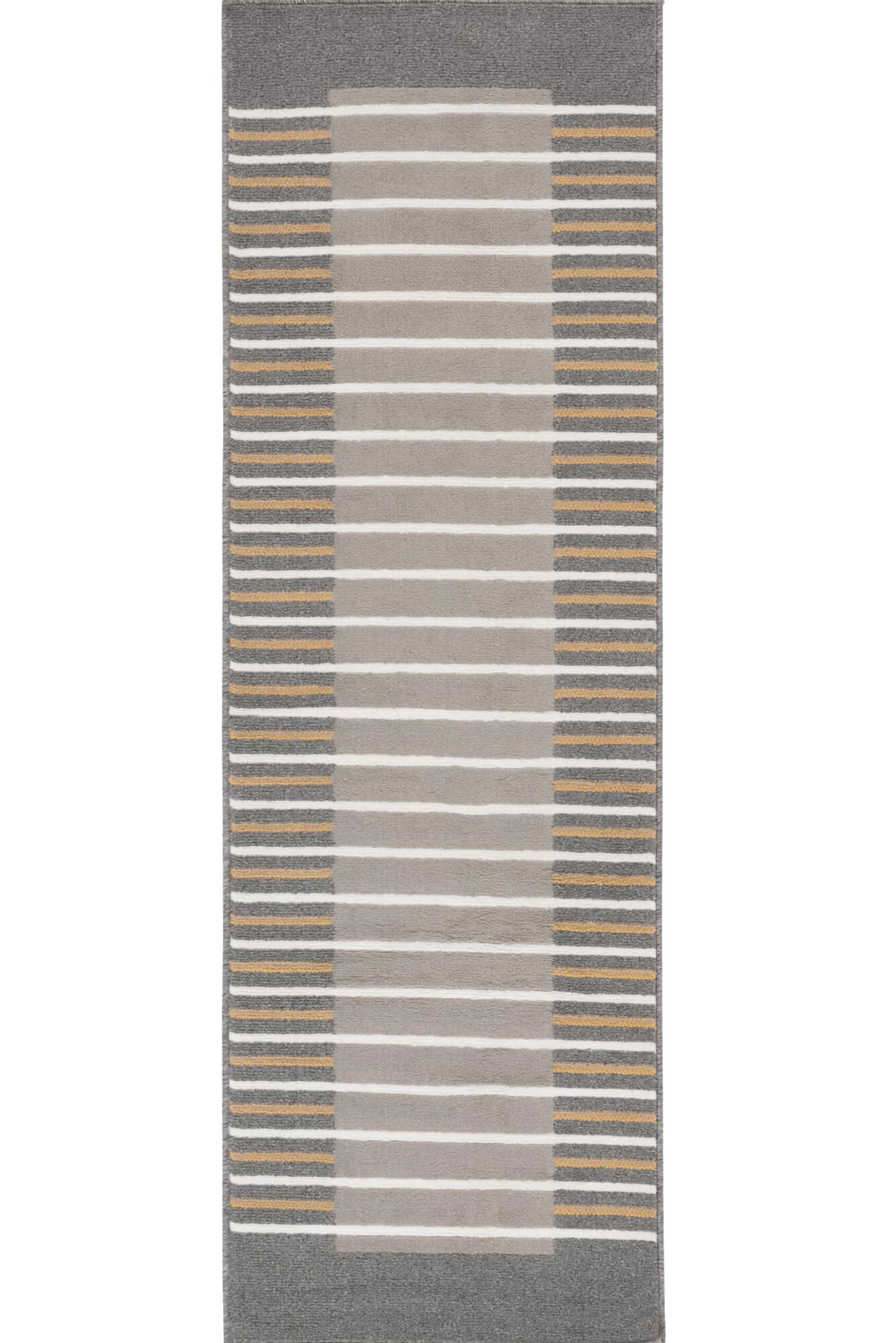 Alfa Modern Striped Border Rug