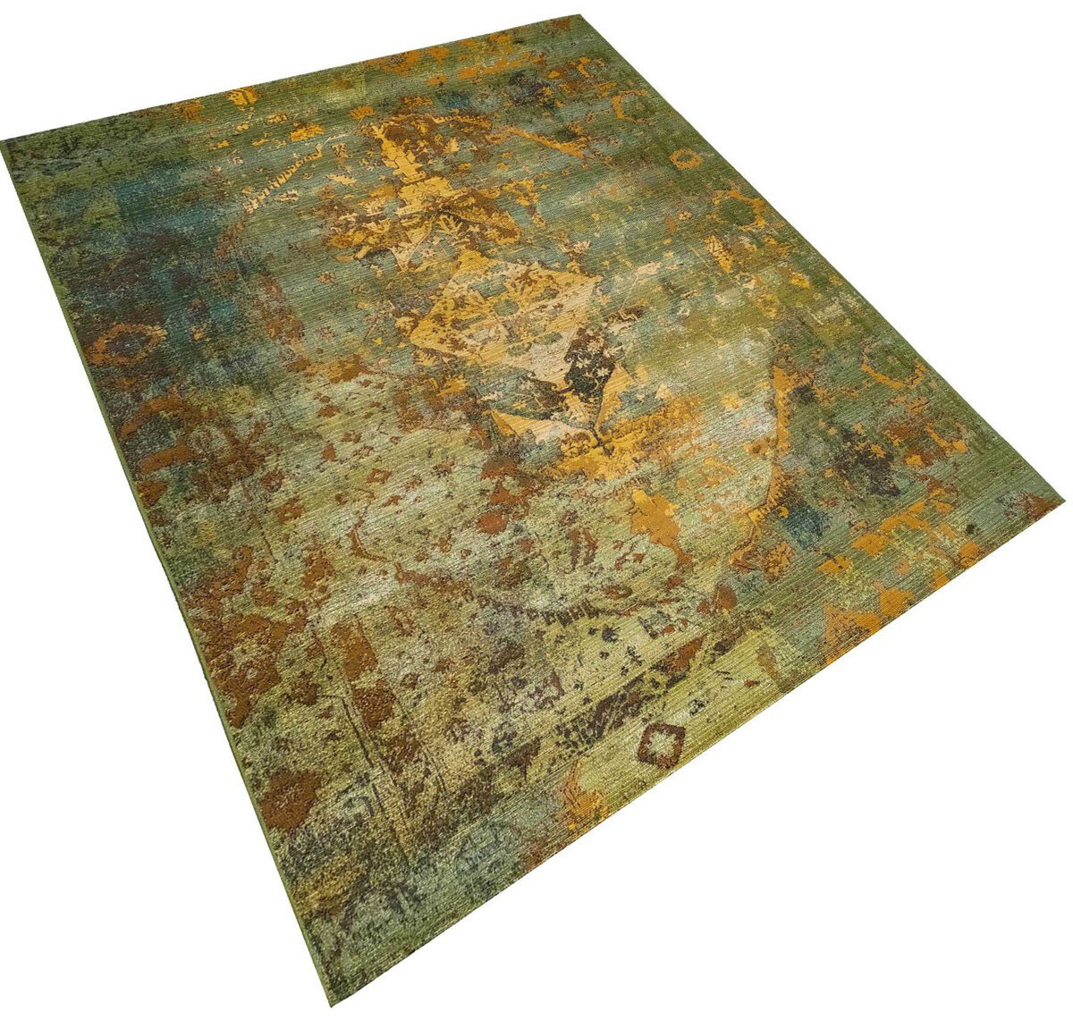 Aperto Transitional Green Rug