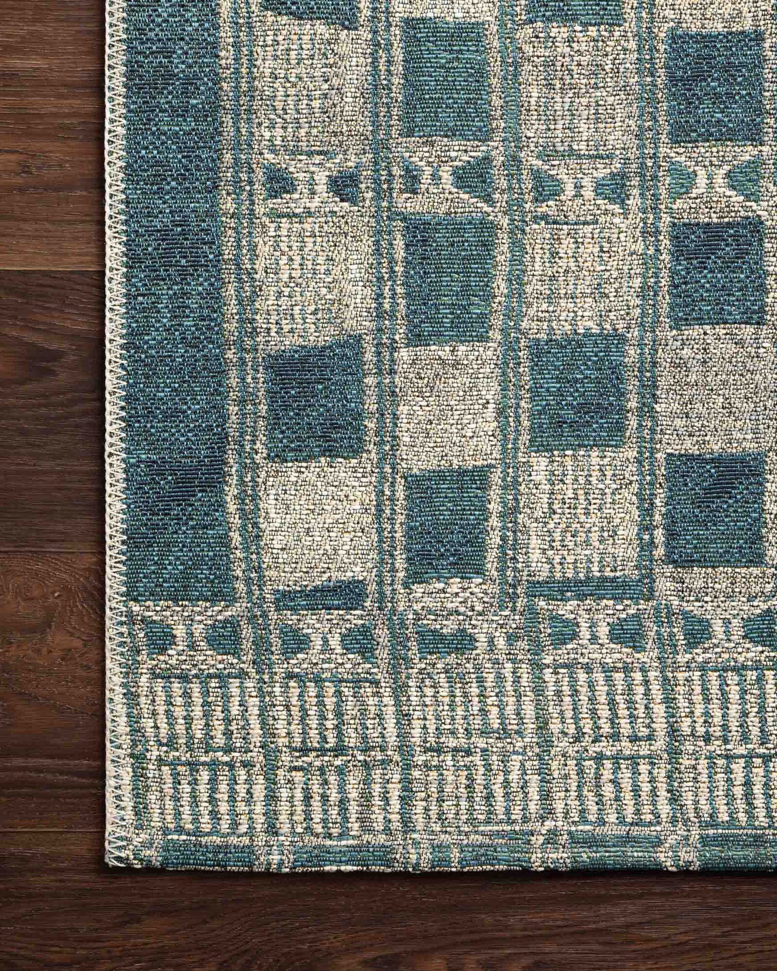 Aperto Geometric Flatweave Rug