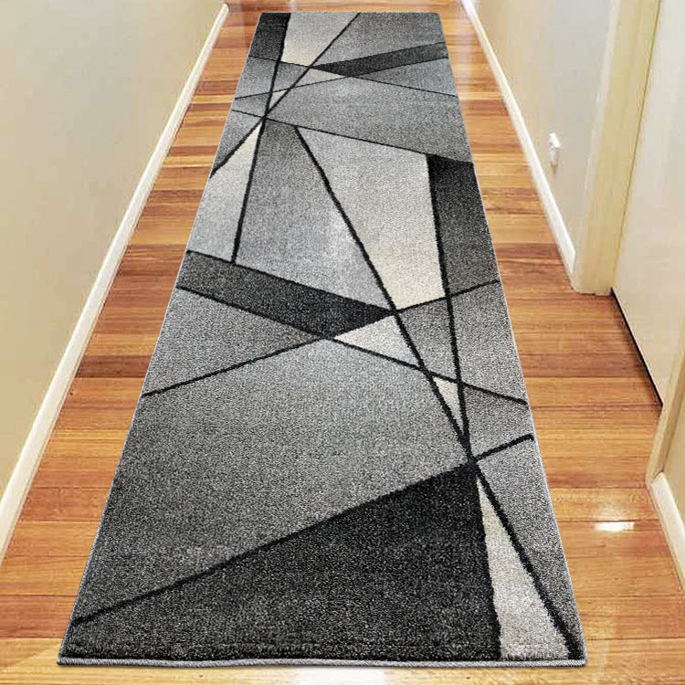 Aria Grey Modern Abstract Rug