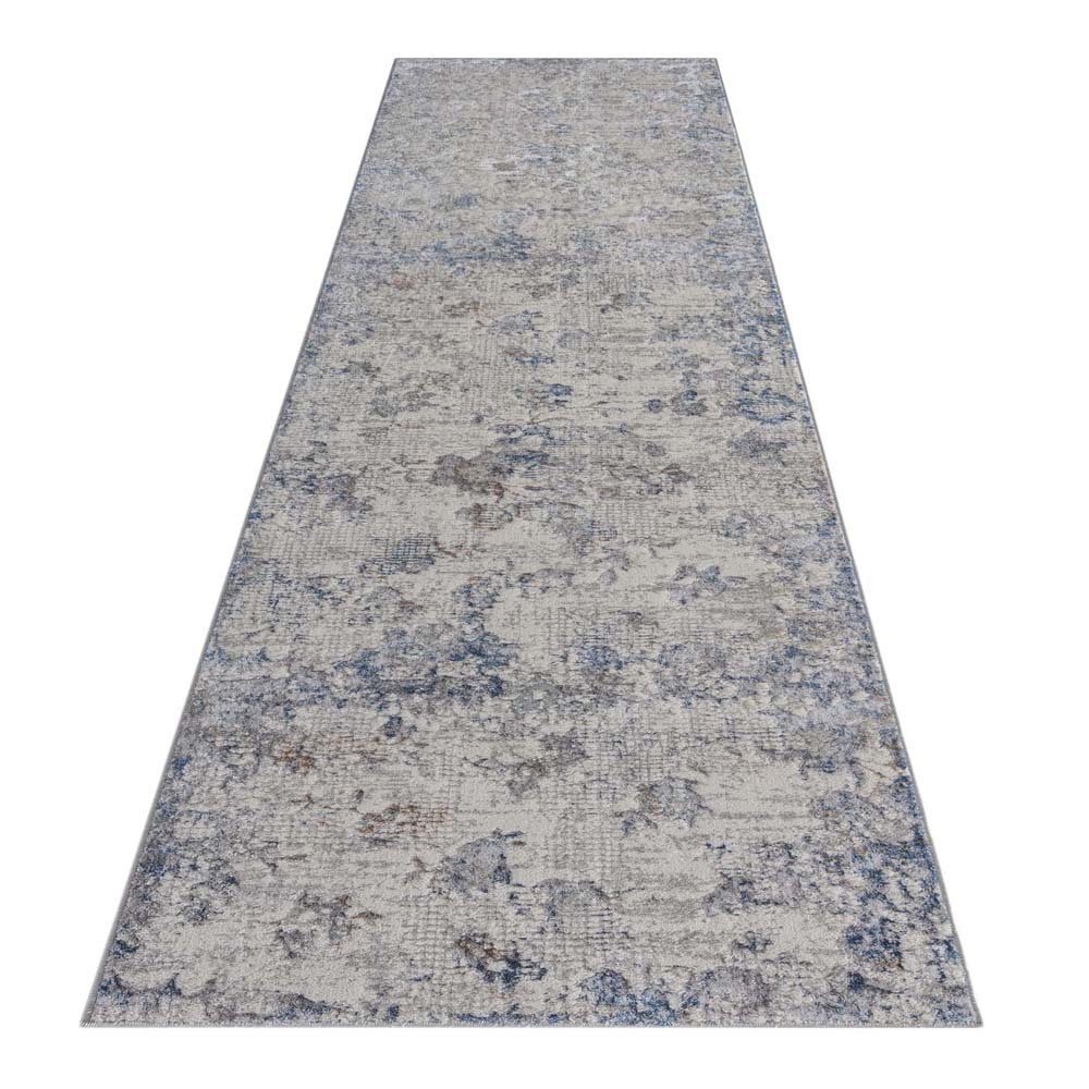 Ash Multi Textured Abstract Rug