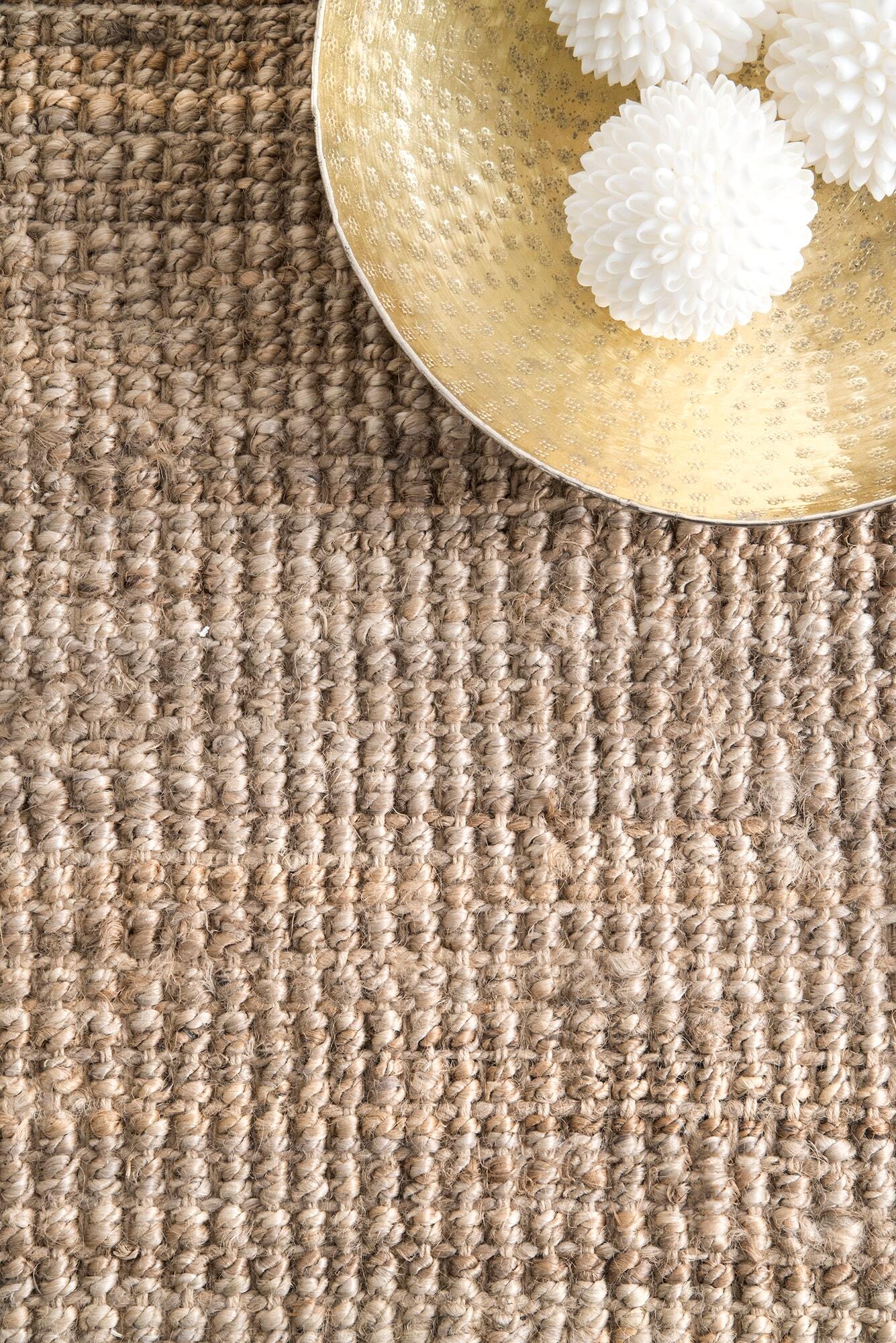 Chunky Jute Hand Woven Rug