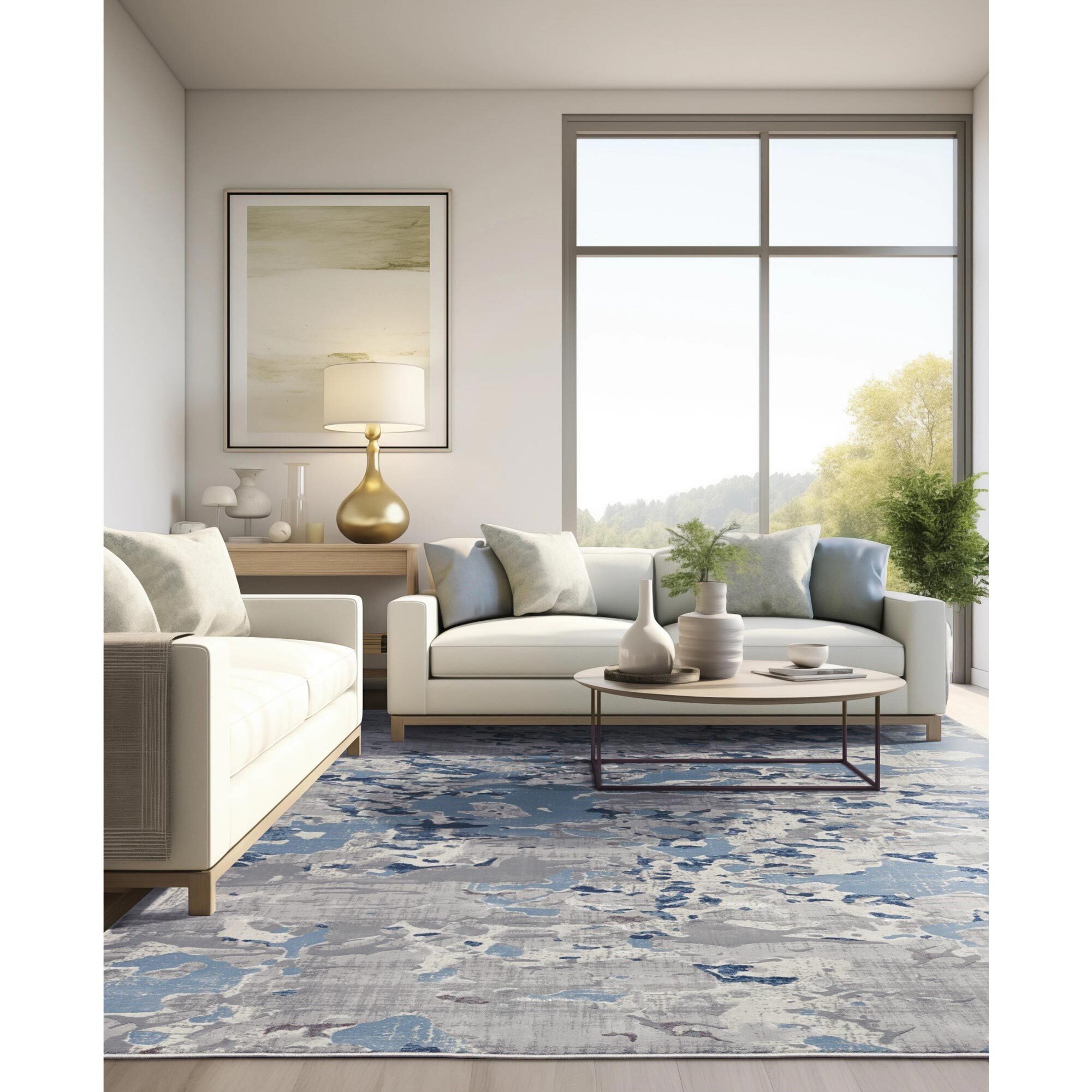 Cloud Modern Abstract Rug