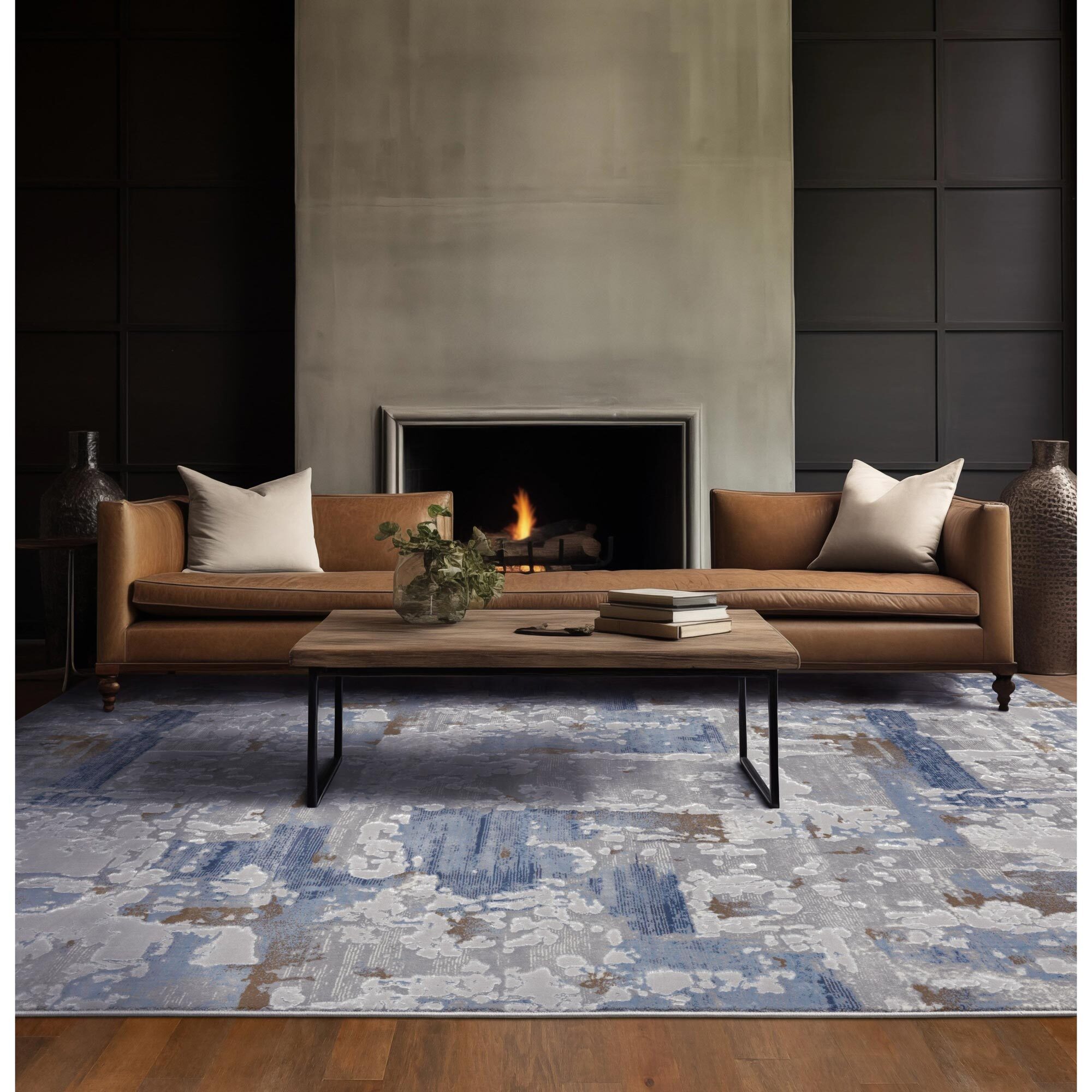 Cloud Contemporary Abstract Rug