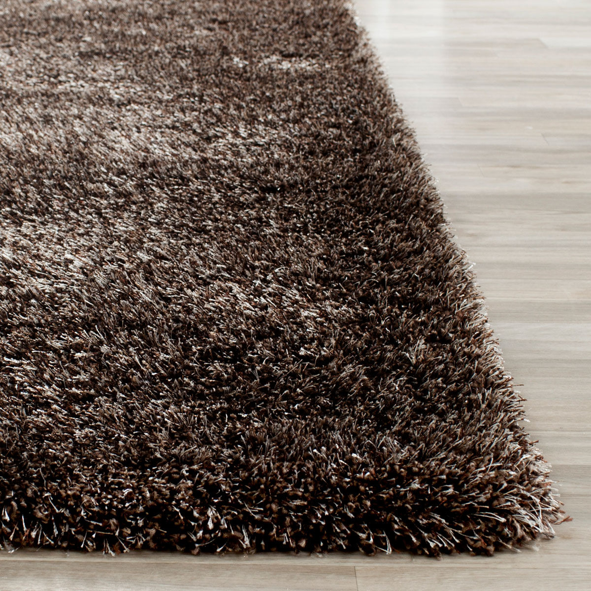 Dream Plain Brown Shaggy Rug