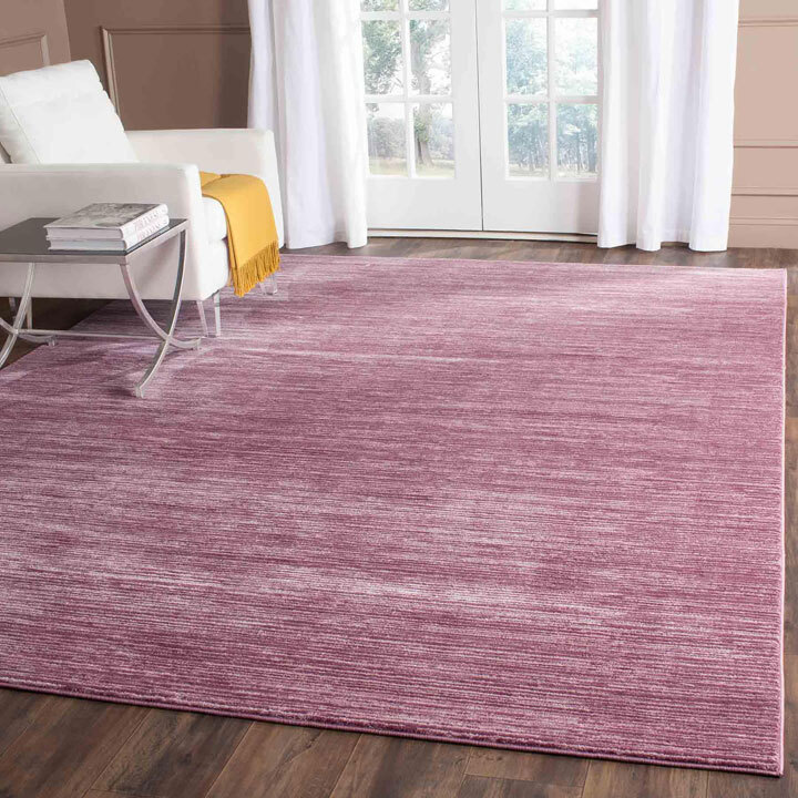 Domani Modern Plain Violet Rug